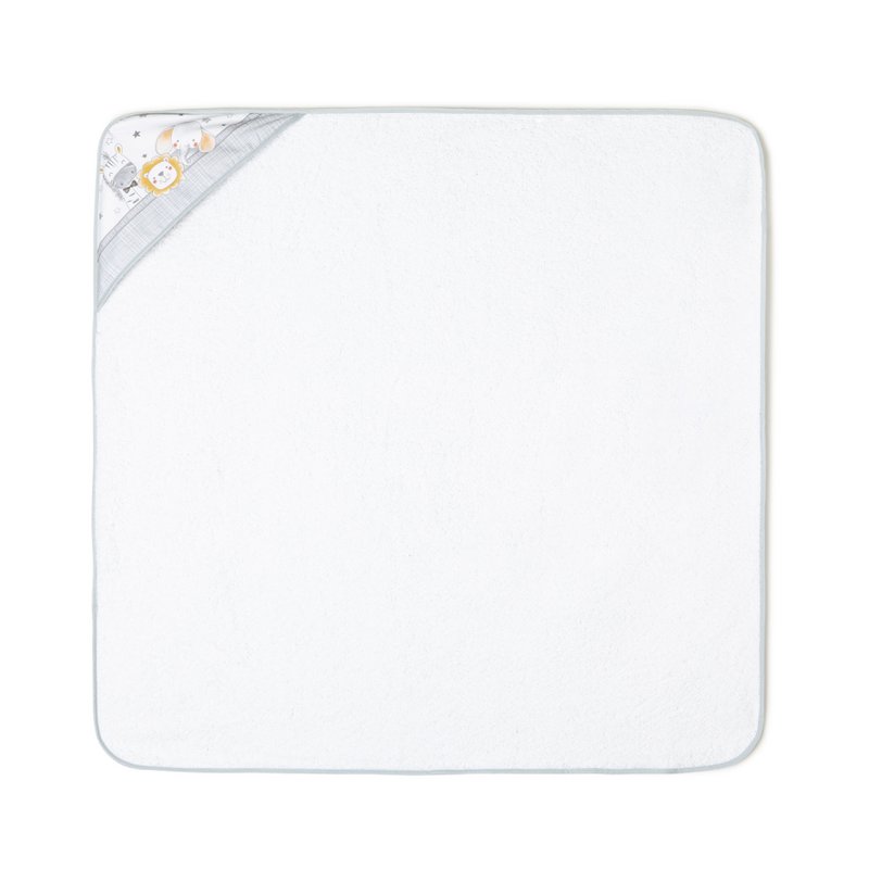 SET TOALLA DE BAÑO + DOU-DOU - MOD. ERIZO - GRIS