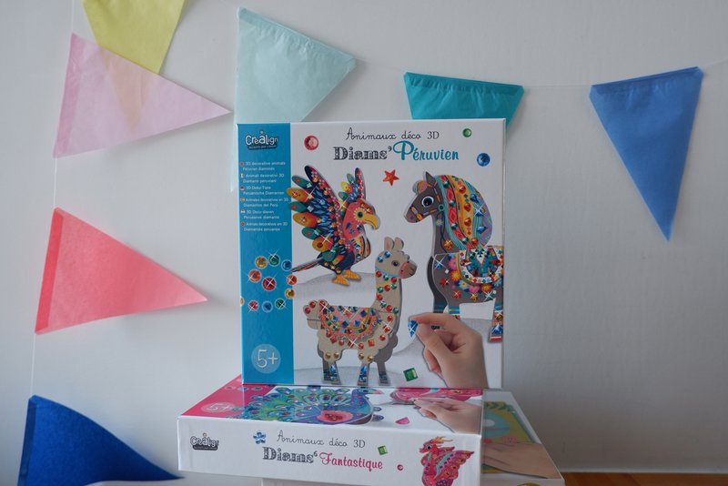 3D dekorative dyr "Peruvianske Diams"