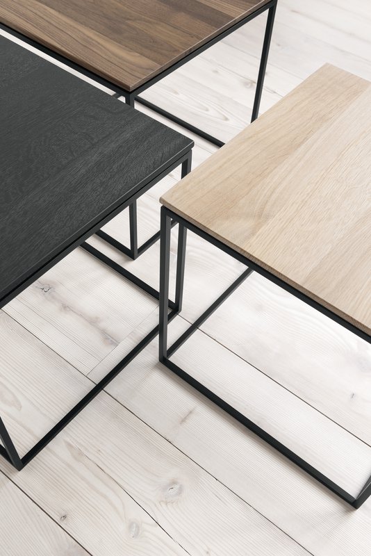Side table 'Shadow' (40x40cm H40cm) Oak