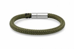 Pulsera de cuerda 6mm - Colección Ruyter | Edición plata