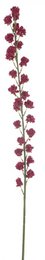 Red berry spray stem, long artificial flower arrangement, decorative floral pick.