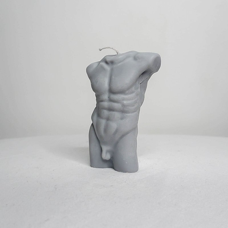 Amari men torso candle