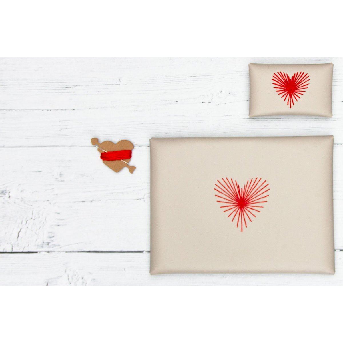 POCHETTE ENVELOPPE CŒUR COEUR