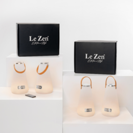 Elegant gift box set with luxurious accessories. Includes round, minimalist earrings in gold tone metal.