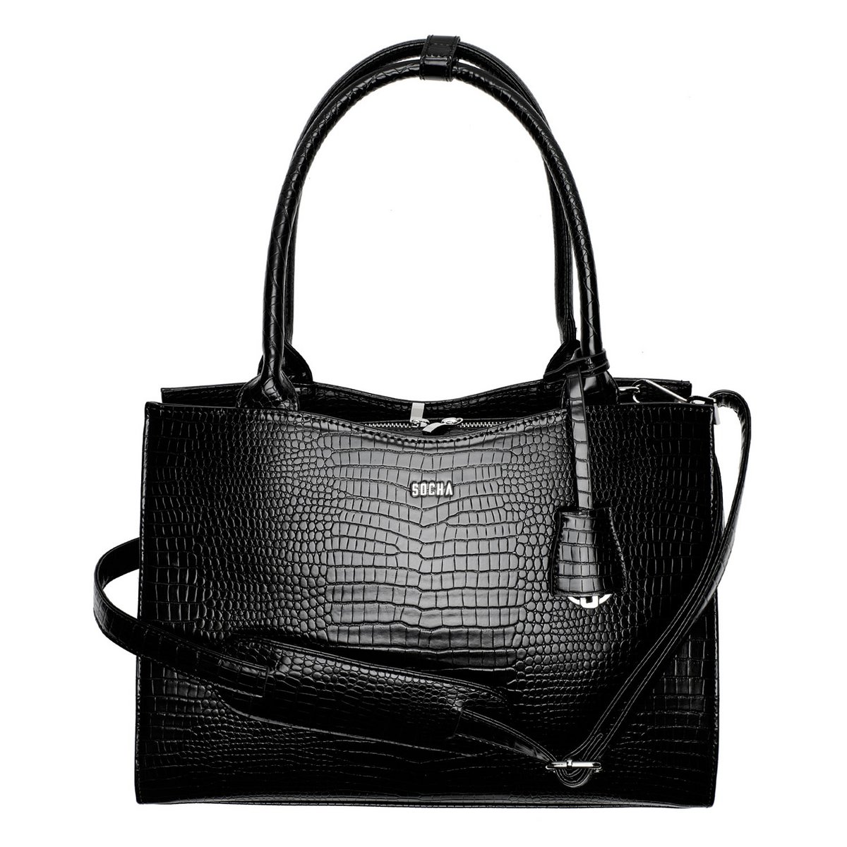 Croco Jet Black 15.6"