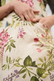 Ladies' Apron Simple, Poly-cotton Mix, Printed | Botanico