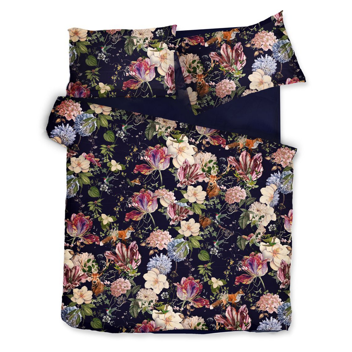 Beddengoedset Magic Garden Donkerblauw