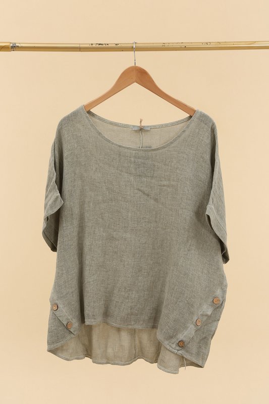 Blusa in lino RIF. 4649