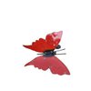 METAL SMALL RED BUTTERFLY
