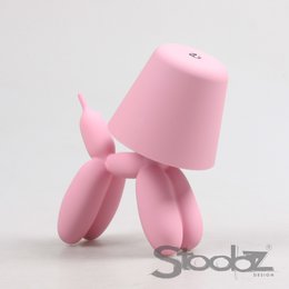 Lampa stołowa LED dla psa Balloon 16x10x18 cm różowy