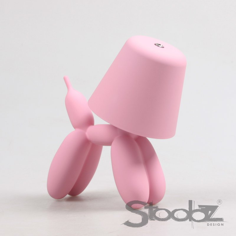 Lampa stołowa LED dla psa Balloon 16x10x18 cm różowy