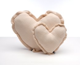Muslin pude "Big heart"
