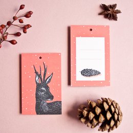 Cadeaulabelset Kerst (8 stuks)