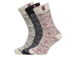 Calcetines de lana escandinava "Noruega"