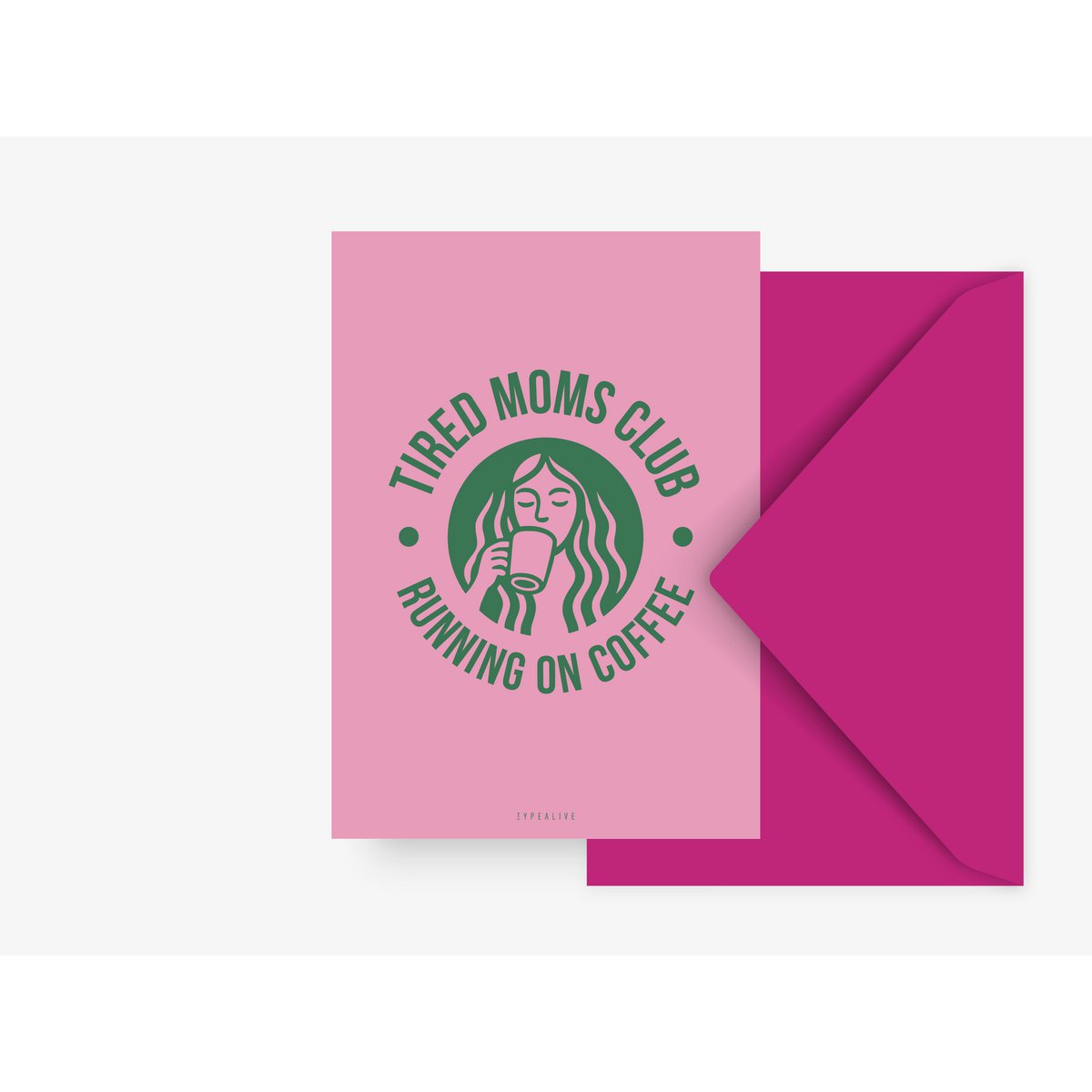 Postkarte / Tired Moms