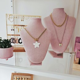 Necklace Display Pink Small