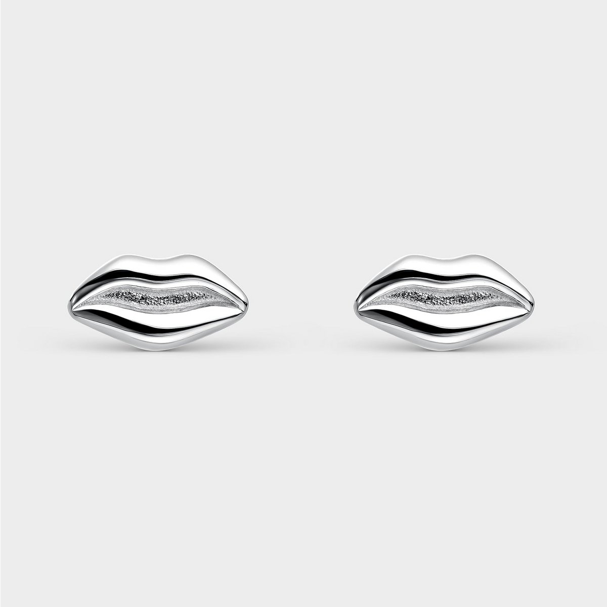 Orecchini labbra in argento