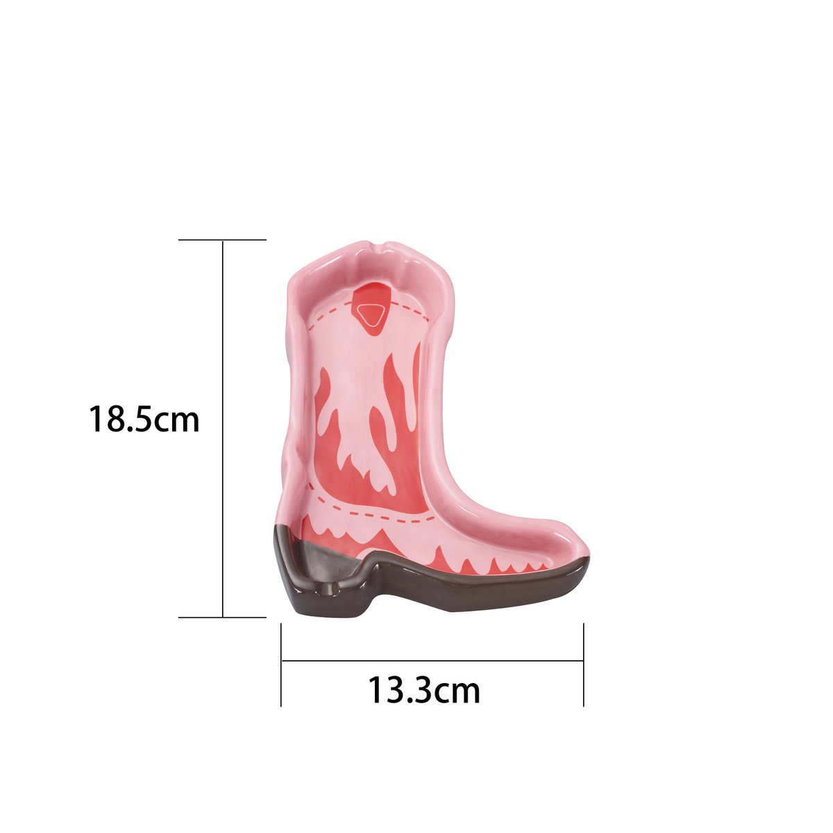 Cowboy boot ashtrays