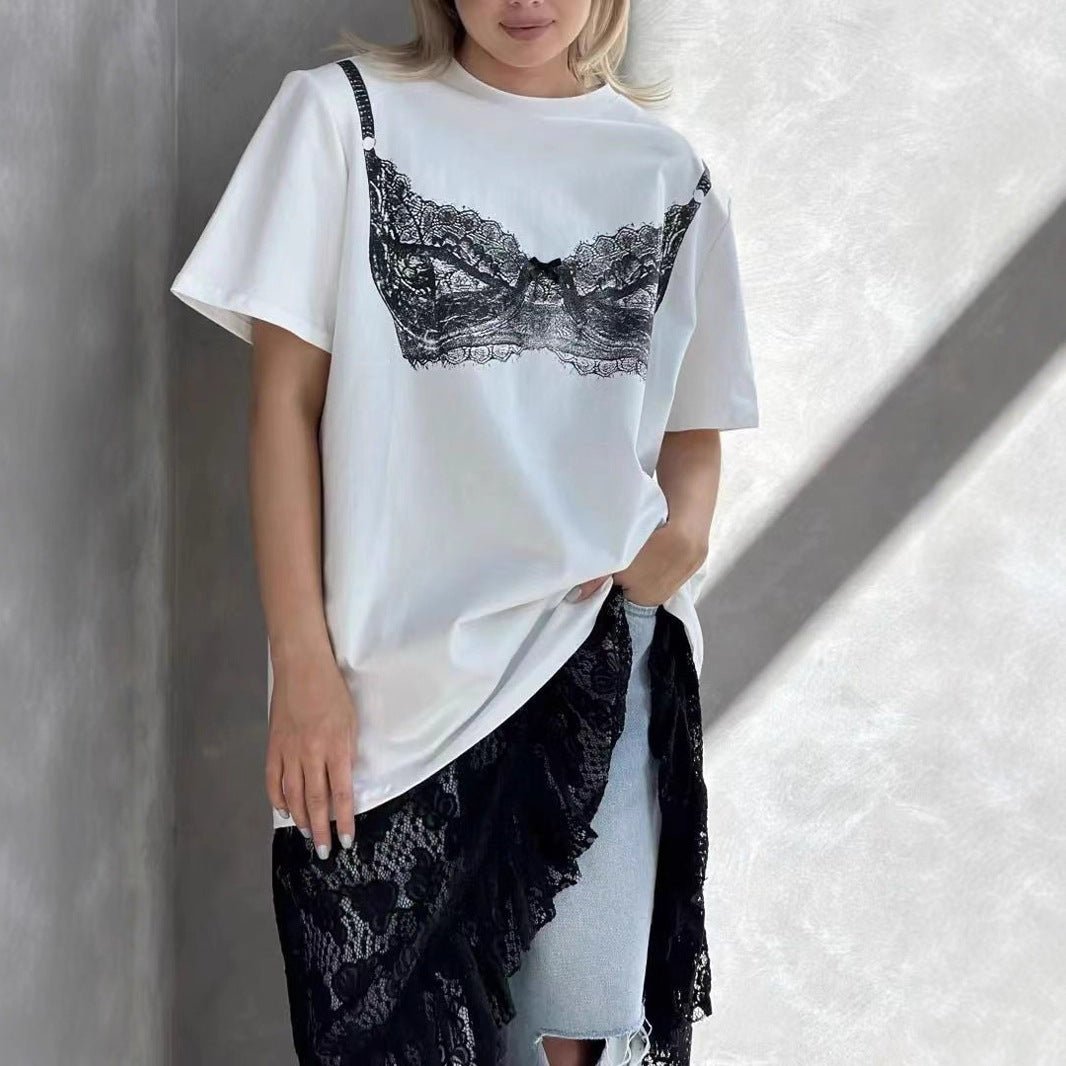 Women's Pure Cotton Short-sleeve T-shirt Top