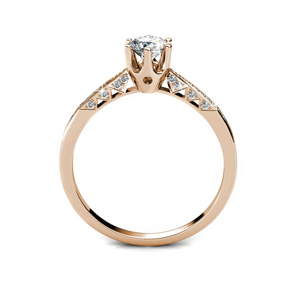 Bague Destiny - ArgentÃ© et Cristal