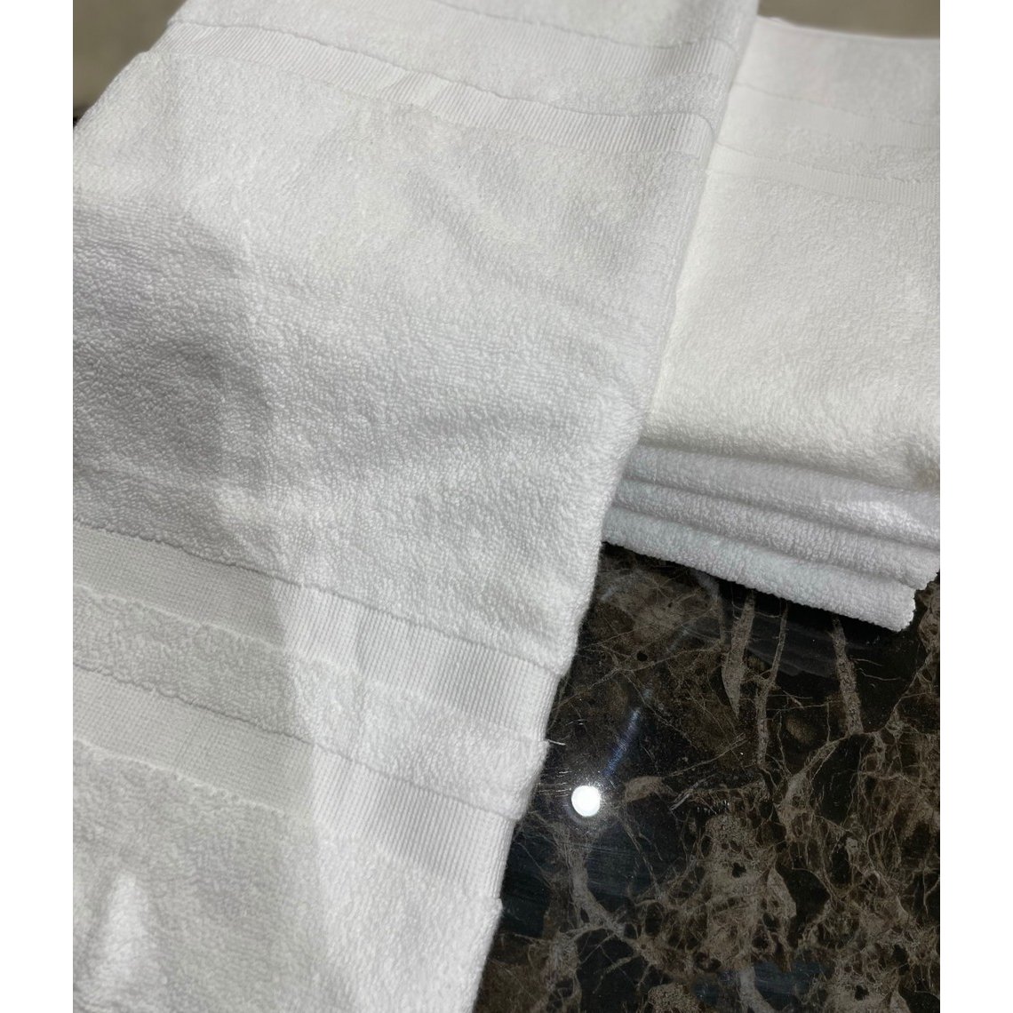 Hotel-Badezimmermatte Weiß