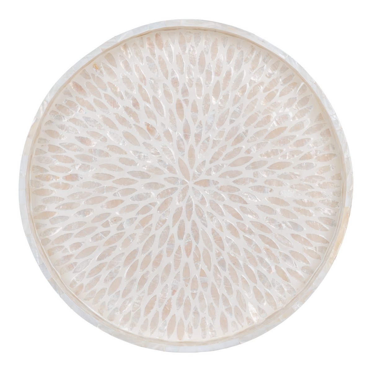 Bakke - Bakke, bambus/capiz, beige, 40x40x3,5 cm