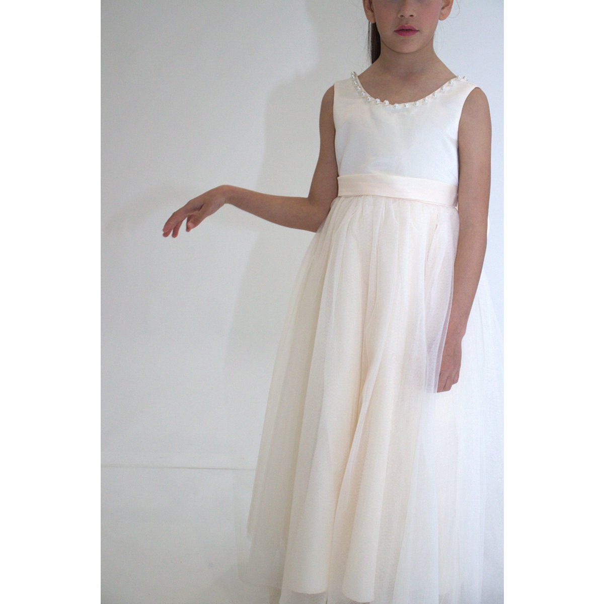Vestido formal ANABELLA - Melocotón