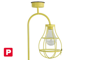 Solarlamp steker LED ro Lomax geel- L11,5B16,5H90CM