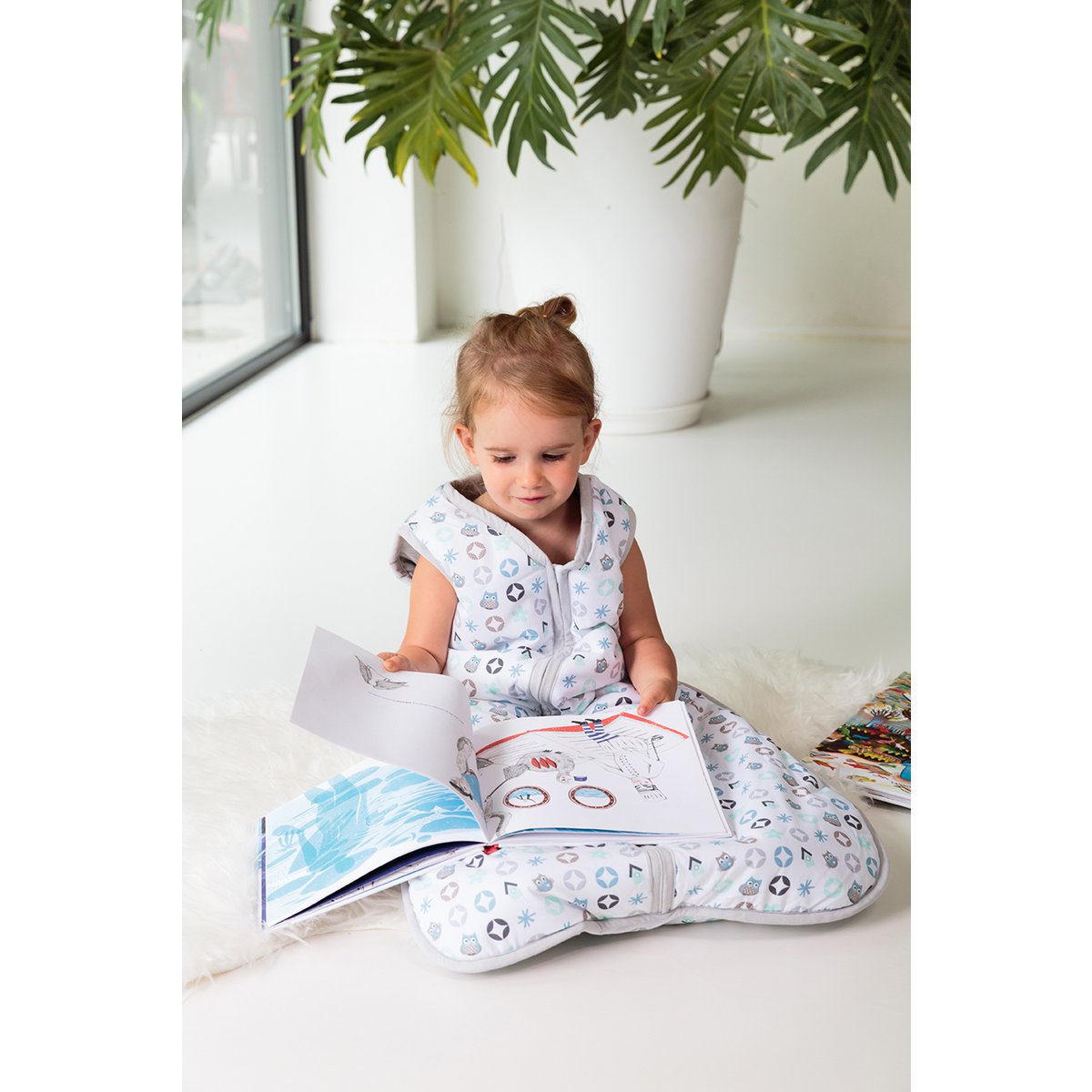 SLEEPING BAG WINTER 90CM OWL FAMILY
