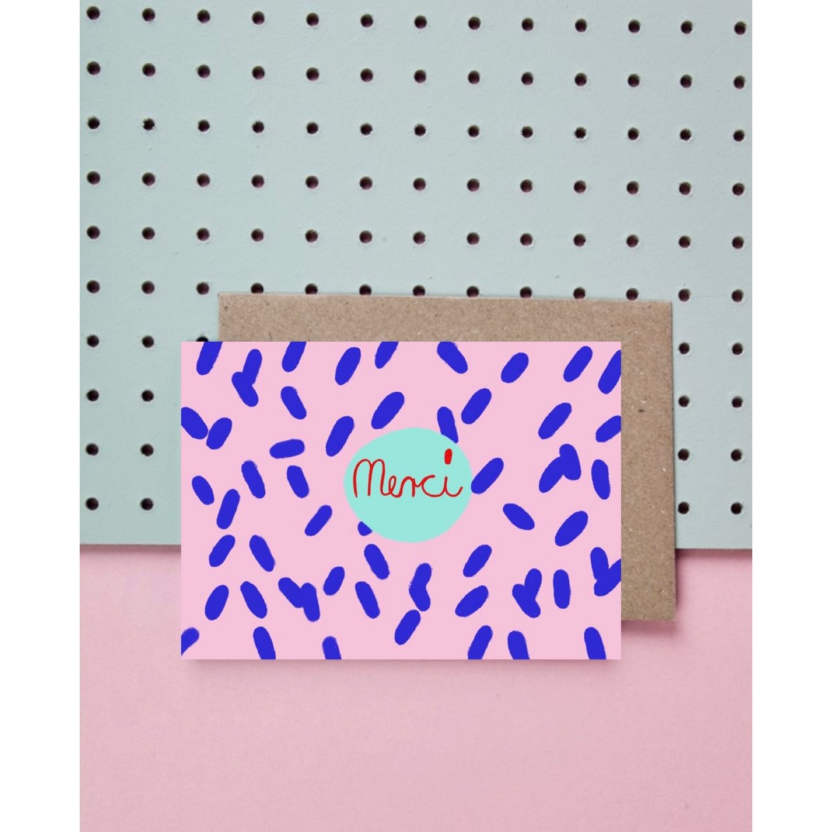 Merci Dots Postkarte