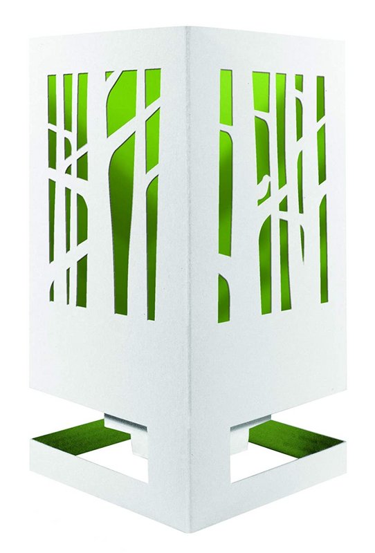 CARDLE Woodland Paradise Green (Waldparadies) - Kerzenhalter-Grußkarte
