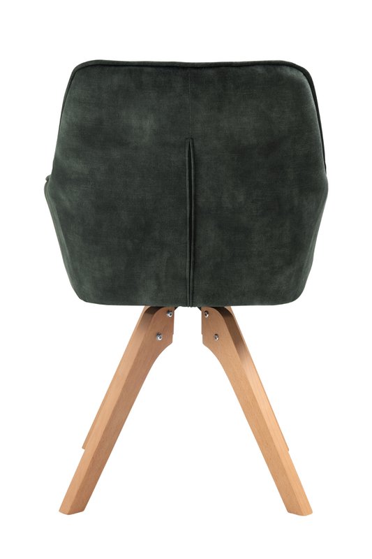Sillón vintage terciopelo velour, verde oscuro