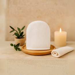 Cleansing Glove - Ultra Soft Microfiber Hypoallergenic - Reusable Cleansing Towel without Chemicals - Economical and Ecological - Zero Waste - All Skin Types