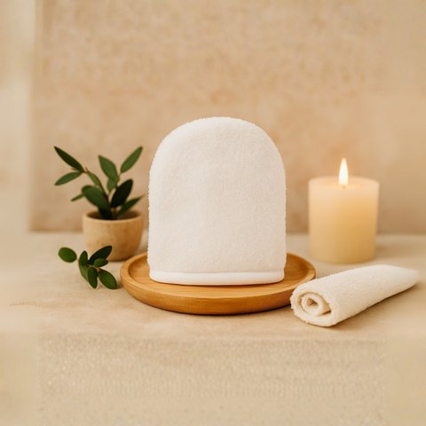 Cleansing Glove - Ultra Soft Microfiber Hypoallergenic - Reusable Cleansing Towel without Chemicals - Economical and Ecological - Zero Waste - All Skin Types