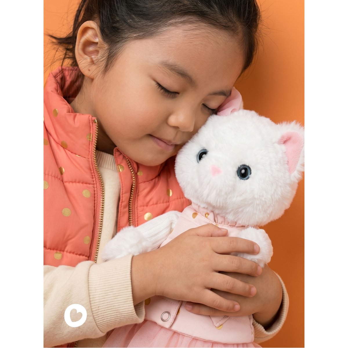 Soft toy, Lucky Kitty, Lucky Sophie: Powdery Dreams 38 cm