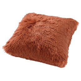 Dutch Decor FLUFFY - Decorative cushion 60x60 cm - Super soft - XL cushion - Muted Clay - Pink