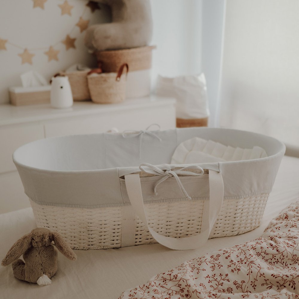 Moses Basket - Cover - Grå