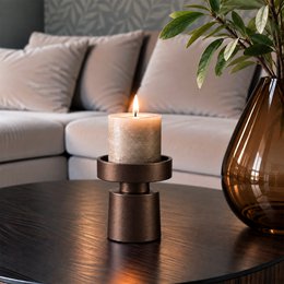 Candle holder - Piura bronze