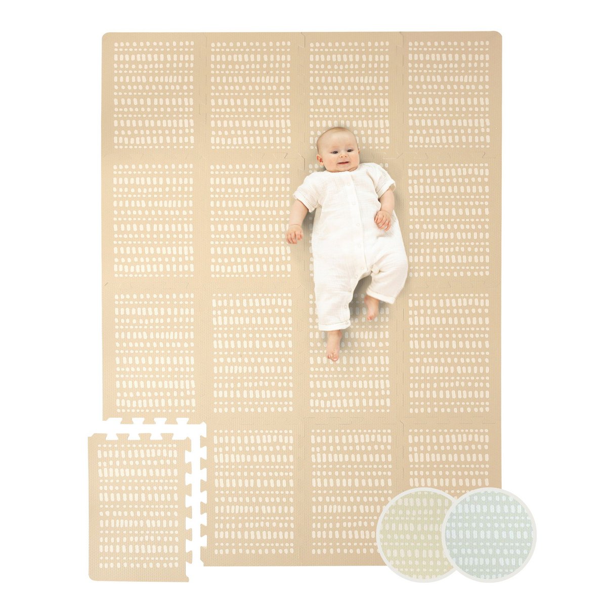 Mata do zabawy Hakuna Matte XL - Hygge, piaskowiec (1,7 x 1,2 m)