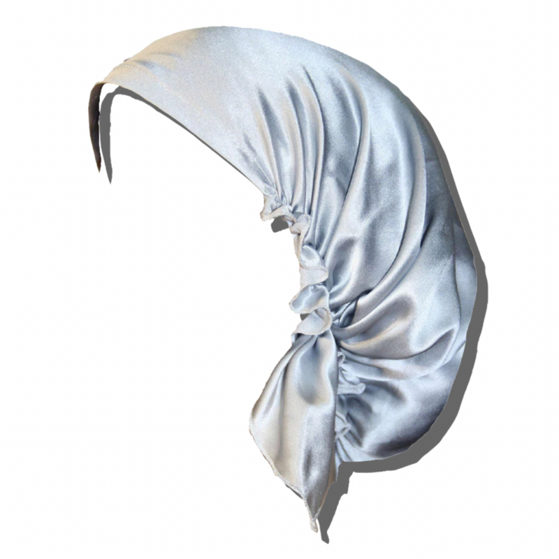YOSMO Chiffon de sommeil 100 % soie de mûrier – Taille S – Bonnet de protection pour enfants et cheveux courts