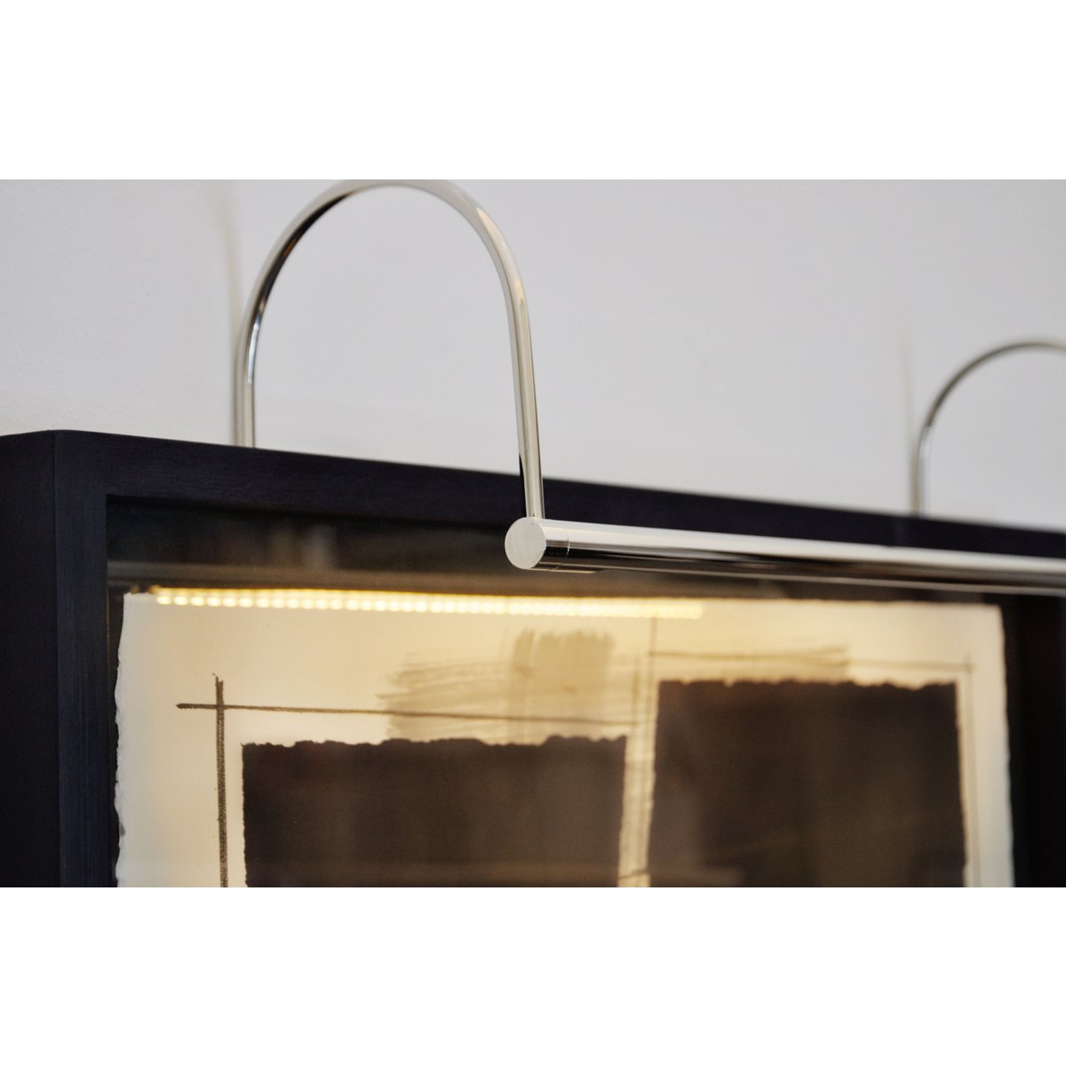 Clarus picture light LED made of brass / type 22 - 220mm discharge / 2700 Kelvin / handmade in Germany
