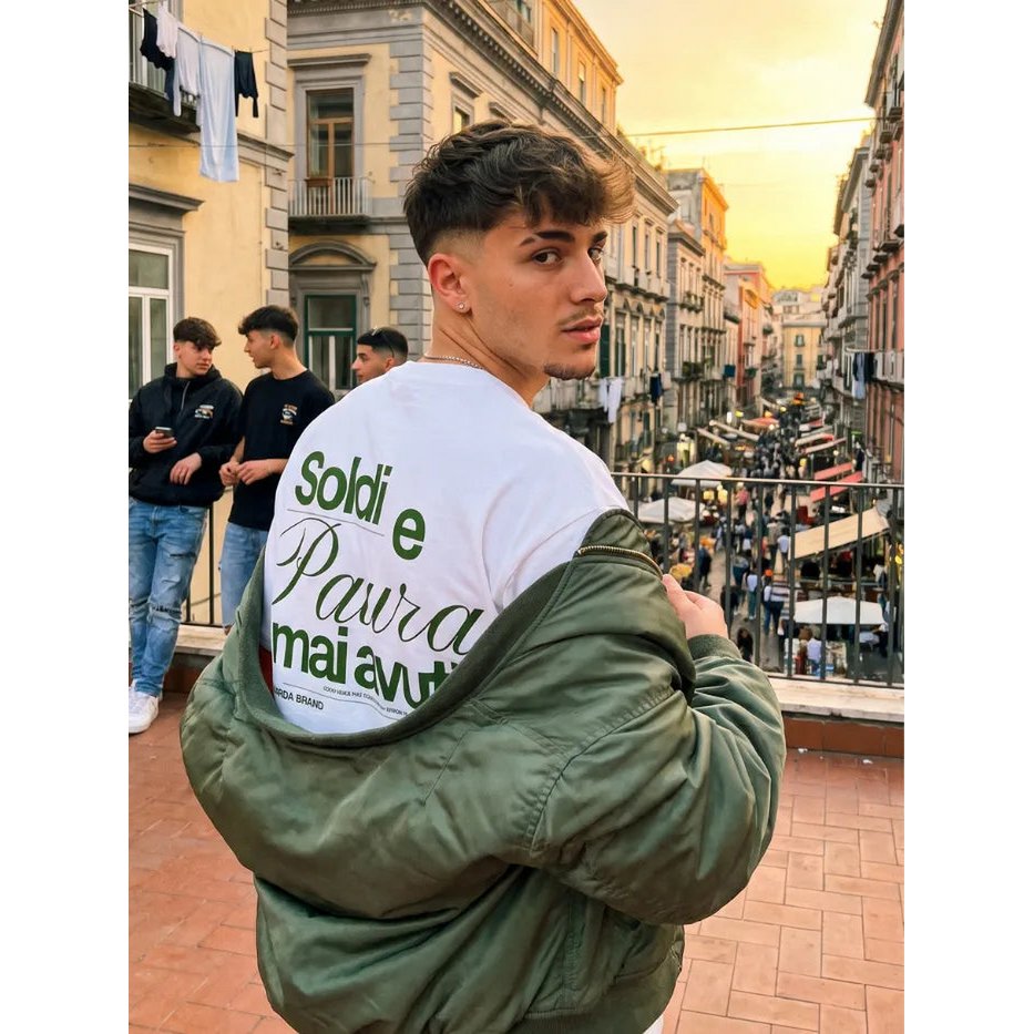 T-Shirt Boxy Oversize Heavyweight 100% Cotone Made in Italy – Never Had