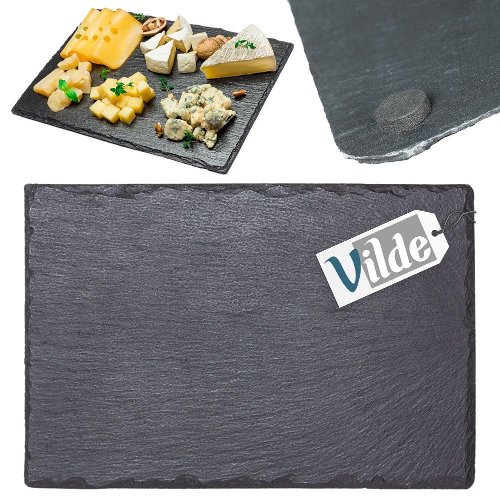 Serving Tray Stone Slate Rectangular 30x20 cm