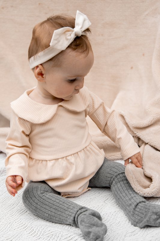 Olivia Romper Suit - Beige