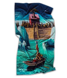 Beach towel Home Sweet Home - Algis Kriščiūnas