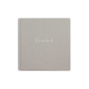 Maternity visit book Sand colored