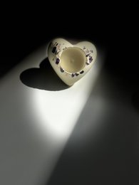 Eksklusivt: Open Heart Collection - Hjerteformet fyrfadsstage