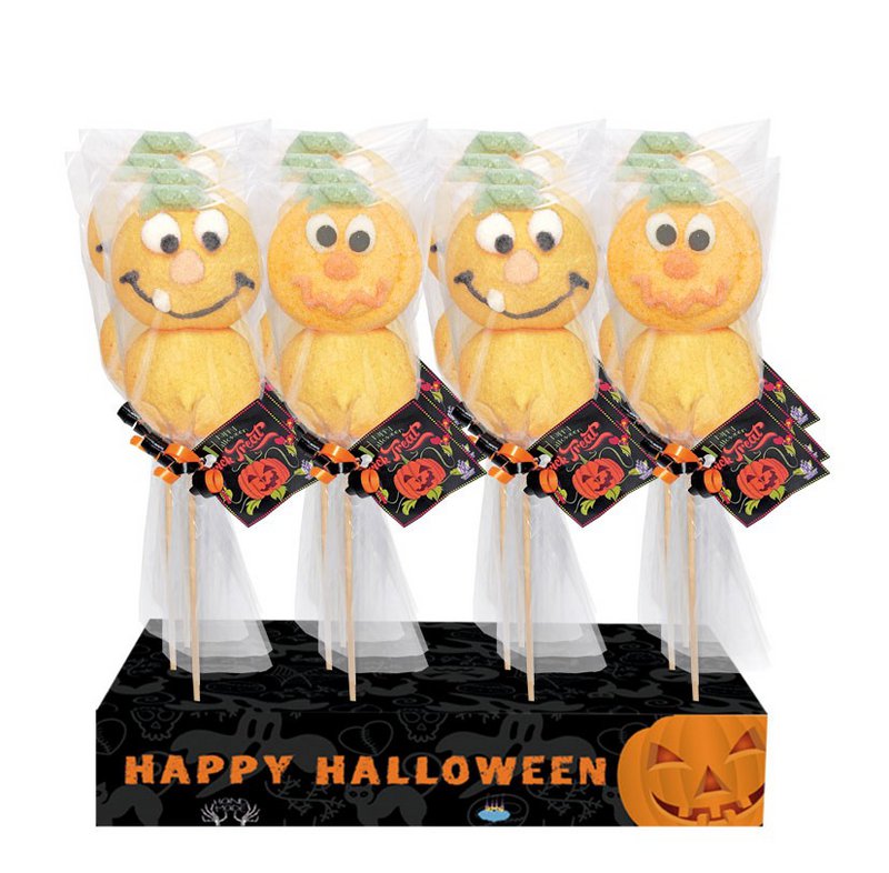 Spiedino di marshmallow zucca di Halloween 28g