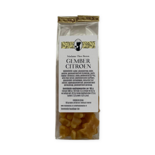 Madame Chai tea bears Ginger-Lemon