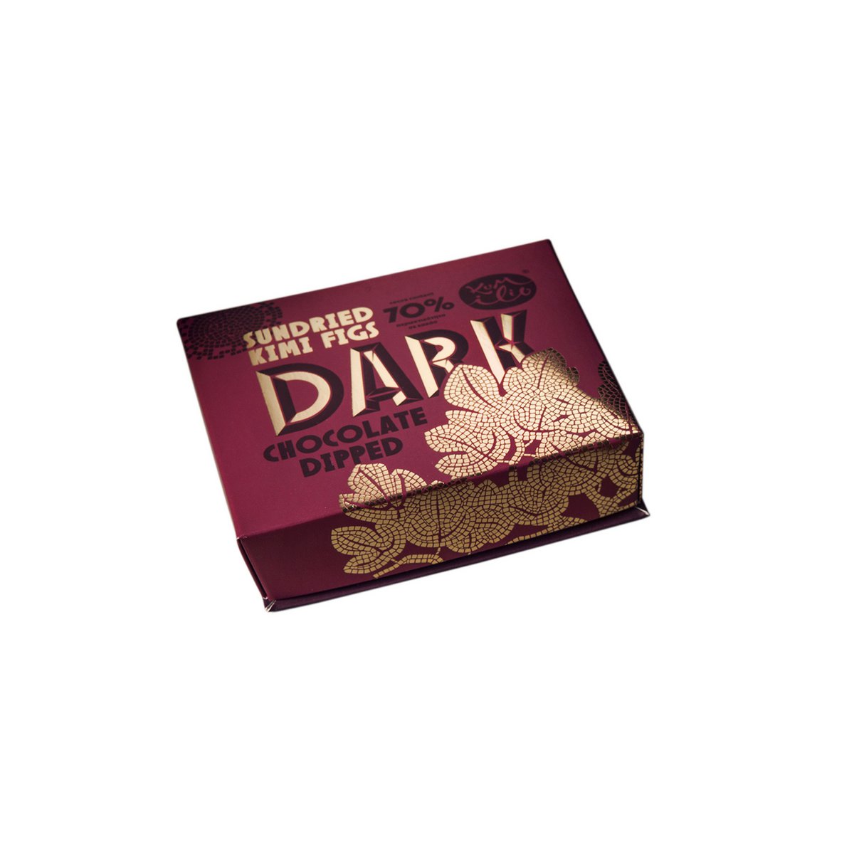 KUMILIO Premium Higos Kimi secados al sol Chocolate oscuro bañado 70% - Caja de regalo